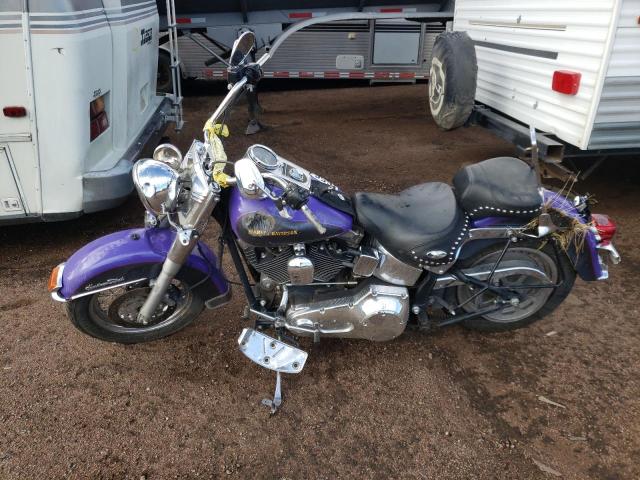 1HD1BWB102Y051461 - 2002 HARLEY-DAVIDSON FLSTCI PURPLE photo 9