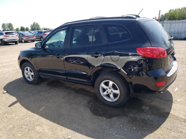 5NMSG13E57H008512 - 2007 HYUNDAI SANTA FE GL BLACK photo 2