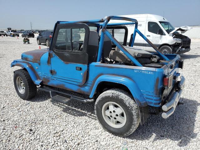 2J4FY39T4LJ525082 - 1990 JEEP WRANGLER / ISLANDER BLUE photo 2