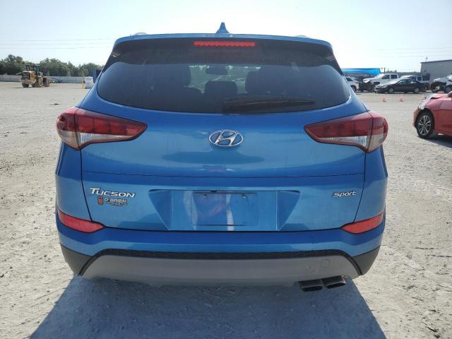 KM8J33AL7JU698716 - 2018 HYUNDAI TUCSON SPORT BLUE photo 6