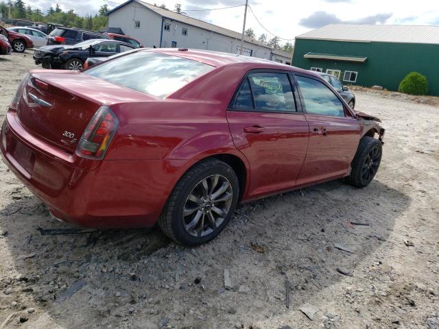 2C3CCAGG7EH286868 - 2014 CHRYSLER 300 S RED photo 3
