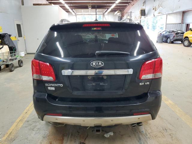 5XYKWDA23BG137400 - 2011 KIA SORENTO SX BLACK photo 6