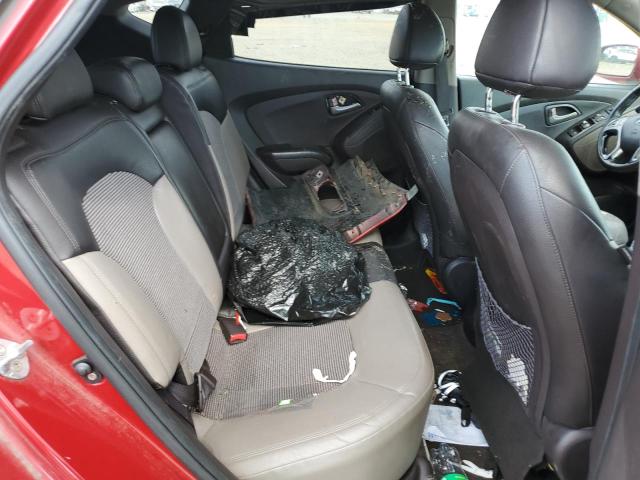 KM8JU3ACXBU294792 - 2011 HYUNDAI TUCSON GLS წითელი ფოტო 10