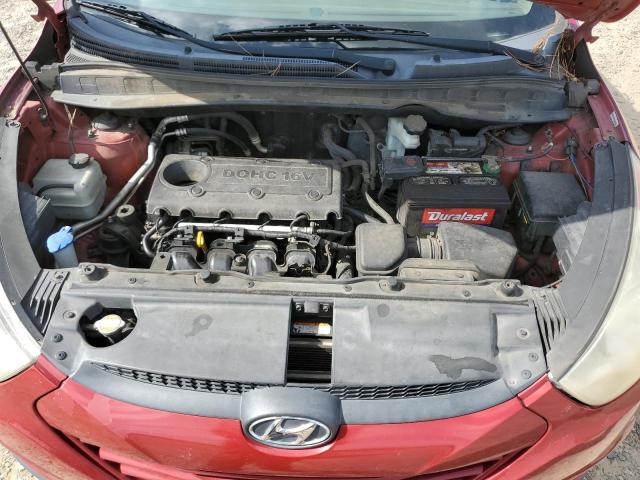 KM8JU3ACXBU294792 - 2011 HYUNDAI TUCSON GLS წითელი ფოტო 11