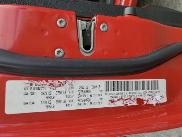 1C6RR6KT7DS655216 - 2013 RAM 1500 ST 红色 照片 12