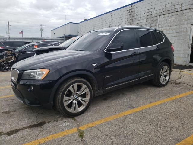 5UXWX7C50CL889230 - 2012 BMW X3 XDRIVE35I BLACK photo 1