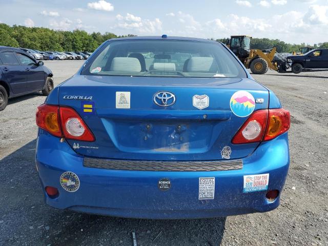 2T1BU4EE8AC380043 - 2010 TOYOTA COROLLA BASE BLUE photo 6