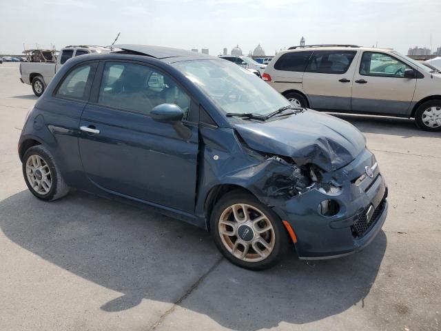 3C3CFFAR5DT604796 - 2013 FIAT 500 POP BLUE photo 4