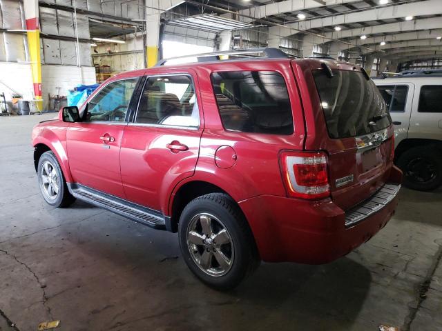 1FMCU0EG8BKC30217 - 2011 FORD ESCAPE HYB LIMITED RED photo 2