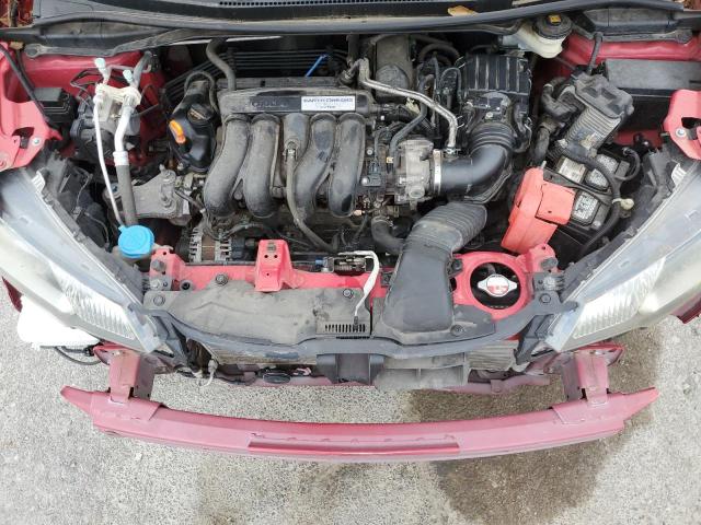 JHMGK5H55GX003286 - 2016 HONDA FIT LX RED photo 11