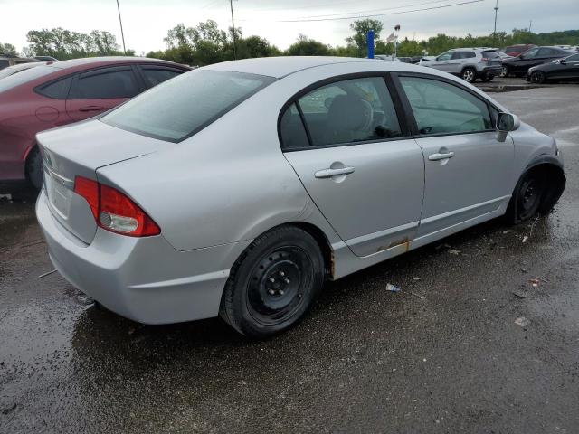 19XFA16509E044908 - 2009 HONDA CIVIC LX SILVER photo 3