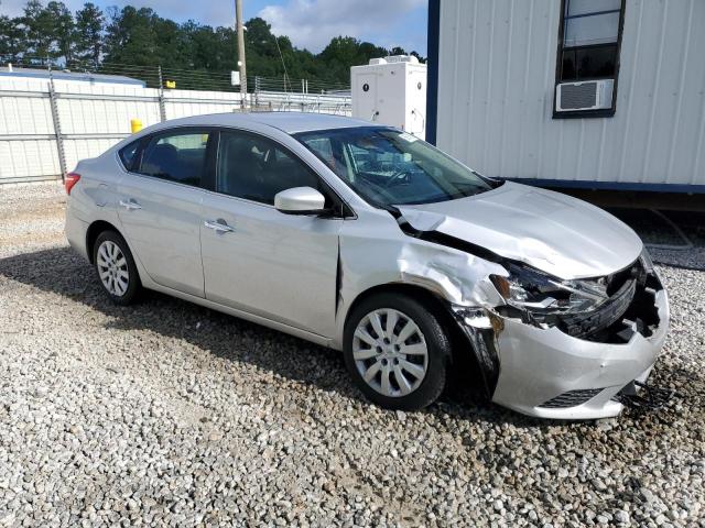 3N1AB7AP9KY227847 - 2019 NISSAN SENTRA S 银色 照片 4