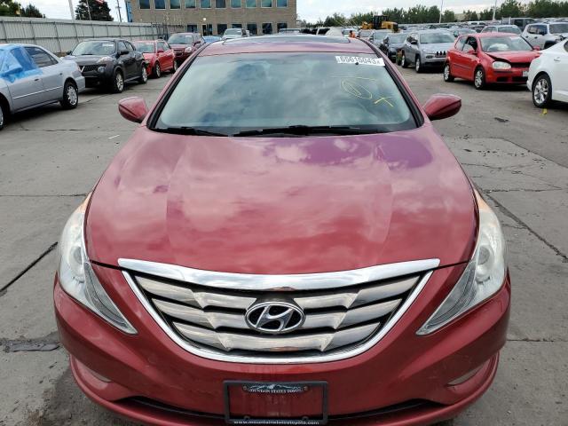 5NPEC4AC3CH410649 - 2012 HYUNDAI SONATA SE BURGUNDY photo 5