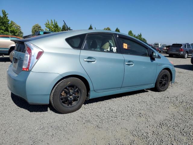 JTDKN3DU3D5696838 - 2013 TOYOTA PRIUS TURQUOISE photo 3