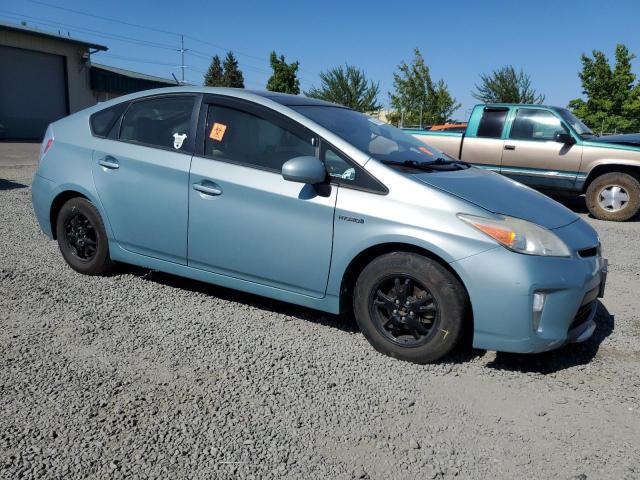 JTDKN3DU3D5696838 - 2013 TOYOTA PRIUS TURQUOISE photo 4