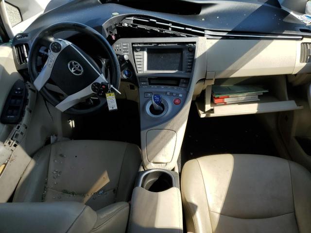 JTDKN3DU3D5696838 - 2013 TOYOTA PRIUS TURQUOISE photo 8