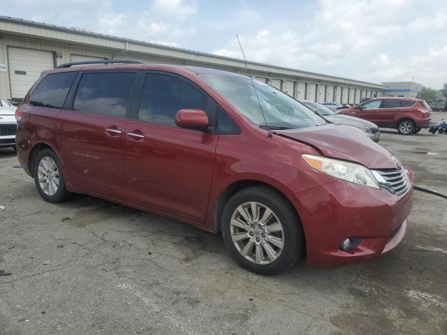 5TDDK3DC1CS043037 - 2012 TOYOTA SIENNA XLE BURGUNDY photo 4