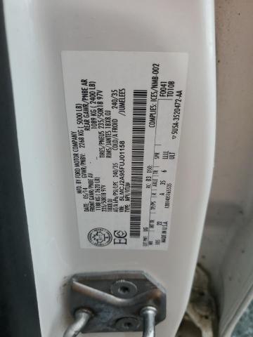 5LMCJ2A95FUJ01158 - 2015 LINCOLN MKC WHITE photo 13