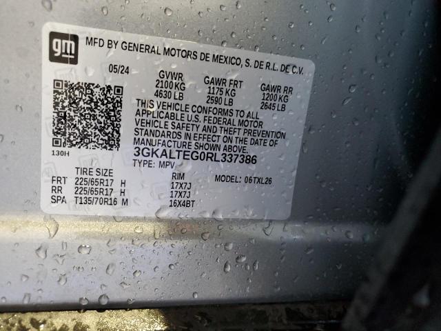 3GKALTEG0RL337386 - 2024 GMC TERRAIN SLE SILVER photo 14