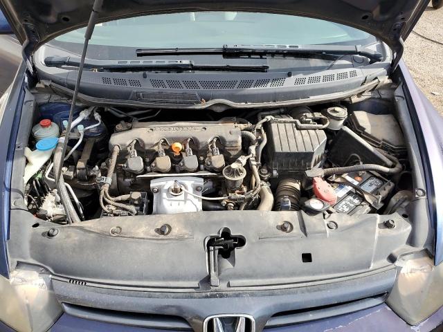 2HGFG12667H530543 - 2007 HONDA CIVIC LX BLUE photo 11