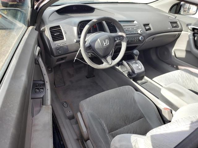 2HGFG12667H530543 - 2007 HONDA CIVIC LX BLUE photo 8