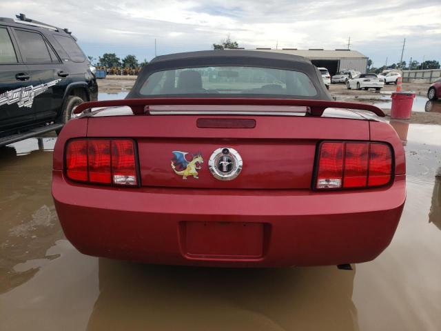 1ZVFT84N165233965 - 2006 FORD MUSTANG RED photo 6