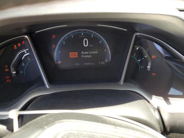 JHMFC1F79JX028088 - 2018 HONDA CIVIC EXL წითელი ფოტო 9