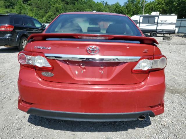 2T1BU4EE5CC909550 - 2012 TOYOTA COROLLA BASE 红色 照片 6
