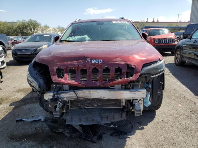 1C4PJLCX6KD160787 - 2019 JEEP CHEROKEE LATITUDE MAROON photo 5