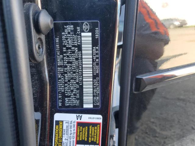 4T1B21FB4KU001905 - 2019 TOYOTA AVALON XLE Qara foto 13