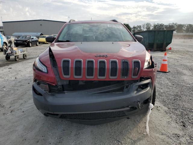 1C4PJMBS6GW253641 - 2016 JEEP CHEROKEE TRAILHAWK Бордовый фото 5