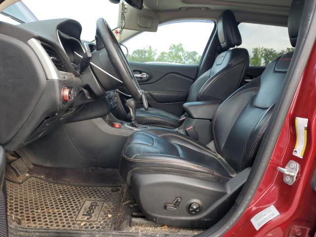 1C4PJMBS6GW253641 - 2016 JEEP CHEROKEE TRAILHAWK Бордовый фото 7