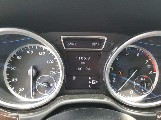 4JGDA5HB1CA001606 - 2012 MERCEDES-BENZ ML 350 4MATIC BLACK photo 9