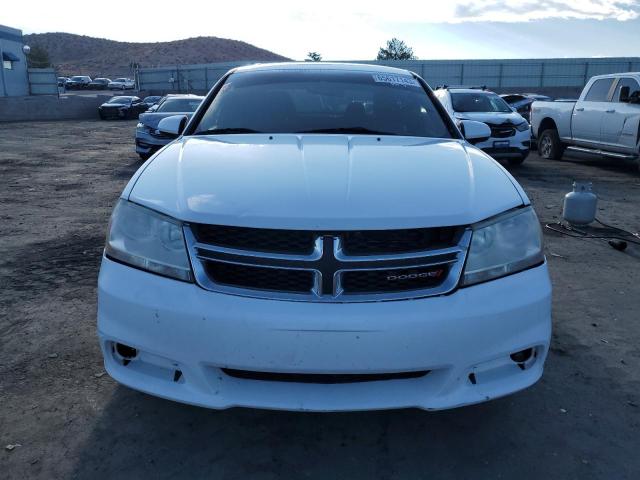 1C3CDZCB3DN662476 - 2013 DODGE AVENGER SXT WHITE photo 5