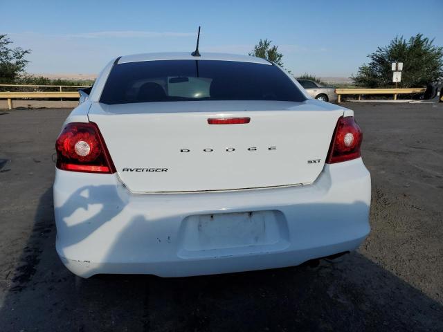 1C3CDZCB3DN662476 - 2013 DODGE AVENGER SXT WHITE photo 6