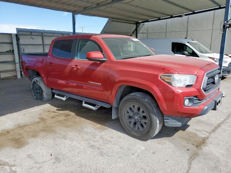 3TMAZ5CN6LM122720 - 2020 TOYOTA TACOMA DOUBLE CAB RED photo 4