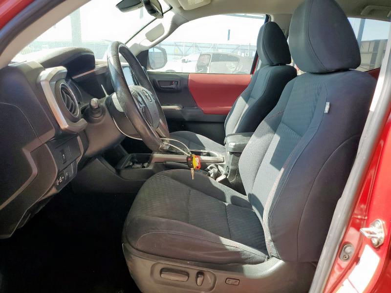 3TMAZ5CN6LM122720 - 2020 TOYOTA TACOMA DOUBLE CAB RED photo 7