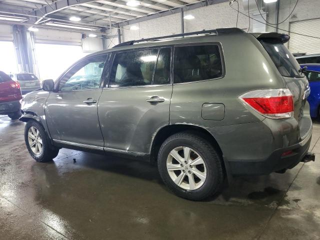 5TDBK3EH5CS129369 - 2012 TOYOTA HIGHLANDER BASE ნაცრისფერი ფოტო 2