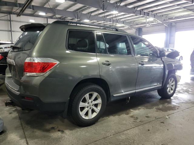 5TDBK3EH5CS129369 - 2012 TOYOTA HIGHLANDER BASE ნაცრისფერი ფოტო 3