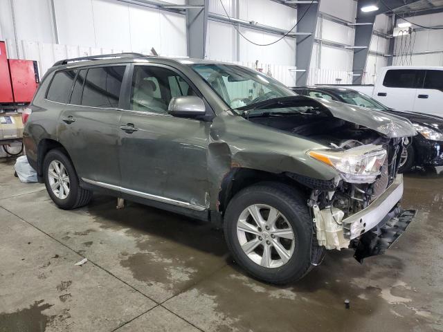 5TDBK3EH5CS129369 - 2012 TOYOTA HIGHLANDER BASE ნაცრისფერი ფოტო 4