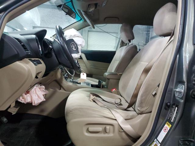 5TDBK3EH5CS129369 - 2012 TOYOTA HIGHLANDER BASE ნაცრისფერი ფოტო 7
