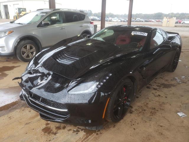 1G1YB2D77H5118392 - 2017 CHEVROLET CORVETTE STINGRAY 1LT BLACK photo 2