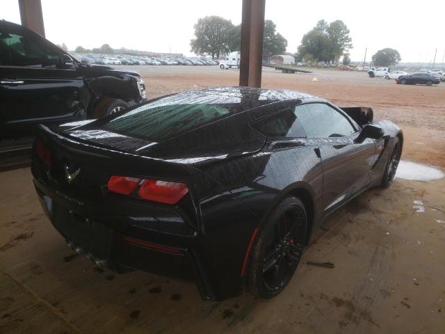 1G1YB2D77H5118392 - 2017 CHEVROLET CORVETTE STINGRAY 1LT BLACK photo 4