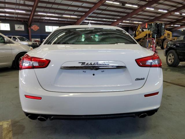 ZAM57XSA6F1131044 - 2015 MASERATI GHIBLI WHITE photo 6