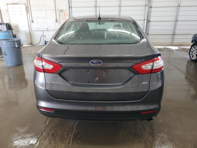 3FA6P0H76FR232169 - 2015 FORD FUSION SE GRAY photo 6