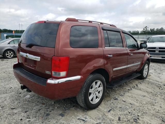 1A8HX582X7F526668 - 2007 CHRYSLER ASPEN LIMITED MAROON photo 3