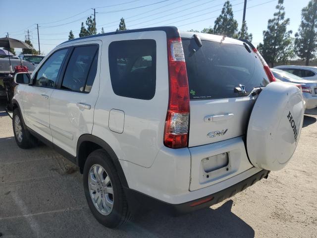 JHLRD78996C016456 - 2006 HONDA CR-V SE WHITE photo 2