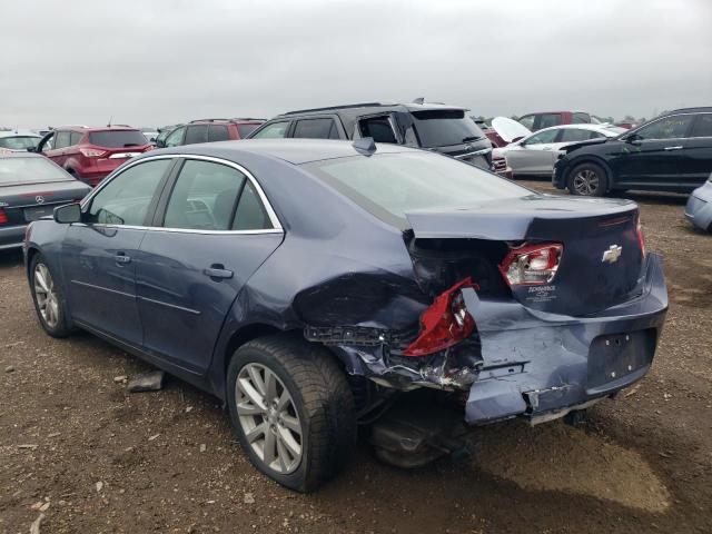 1G11G5SX2DF242968 - 2013 CHEVROLET MALIBU 3LT ლურჯი ფოტო 2