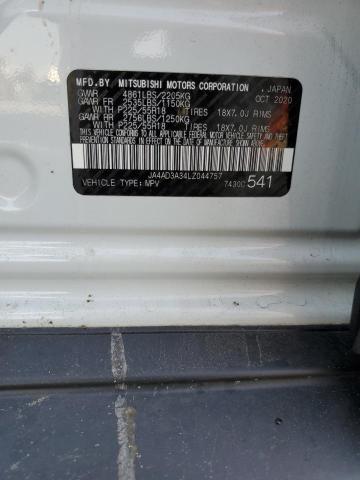 JA4AD3A34LZ044757 - 2020 MITSUBISHI OUTLANDER SE 白色 照片 13