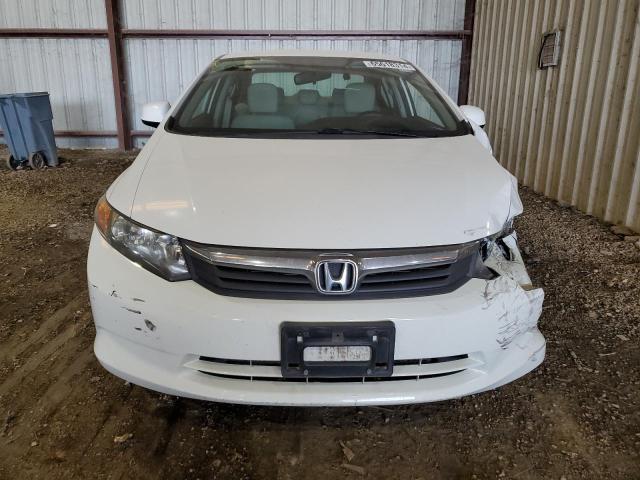 19XFB2F57CE109795 - 2012 HONDA CIVIC LX WHITE photo 5